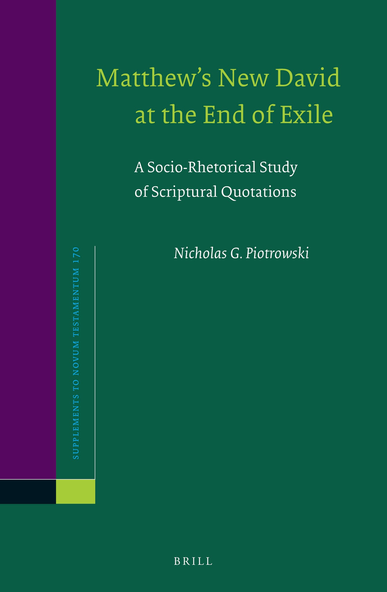 Matthew’s New David at the End of Exile