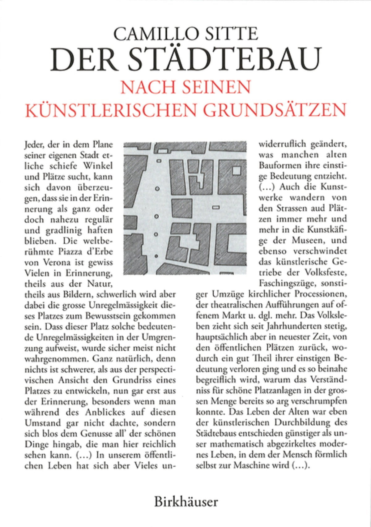 Der Städtebau nach seinen künstlerischen Grundsätzen