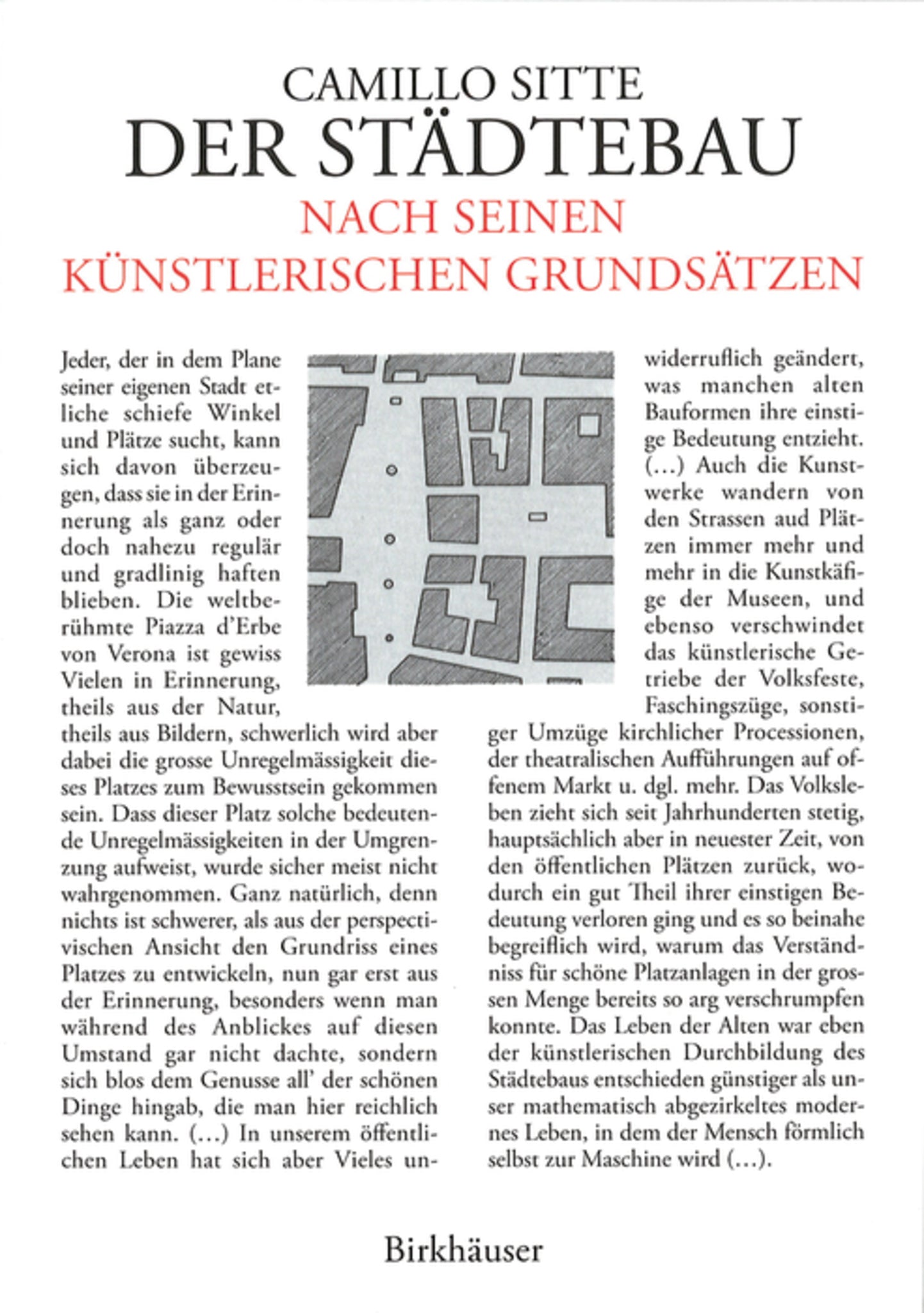 Der Städtebau nach seinen künstlerischen Grundsätzen