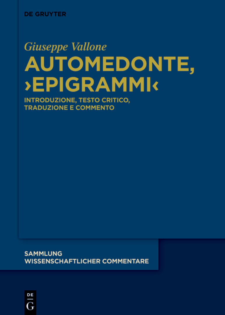 Automedonte, ›Epigrammi‹