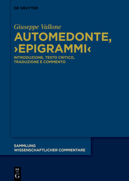 Automedonte, ›Epigrammi‹