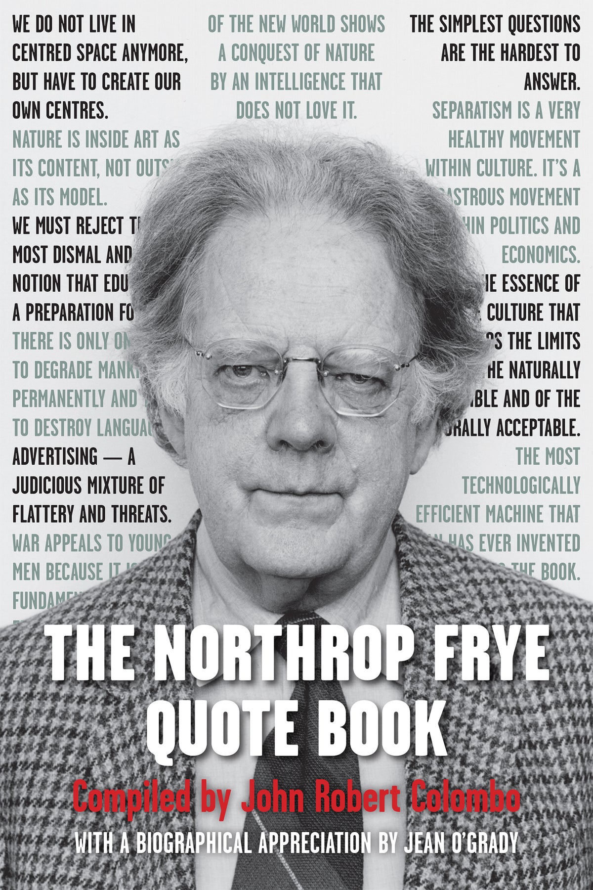 Cover image for The Northrop Frye Quote Book ISBN 9781459719583