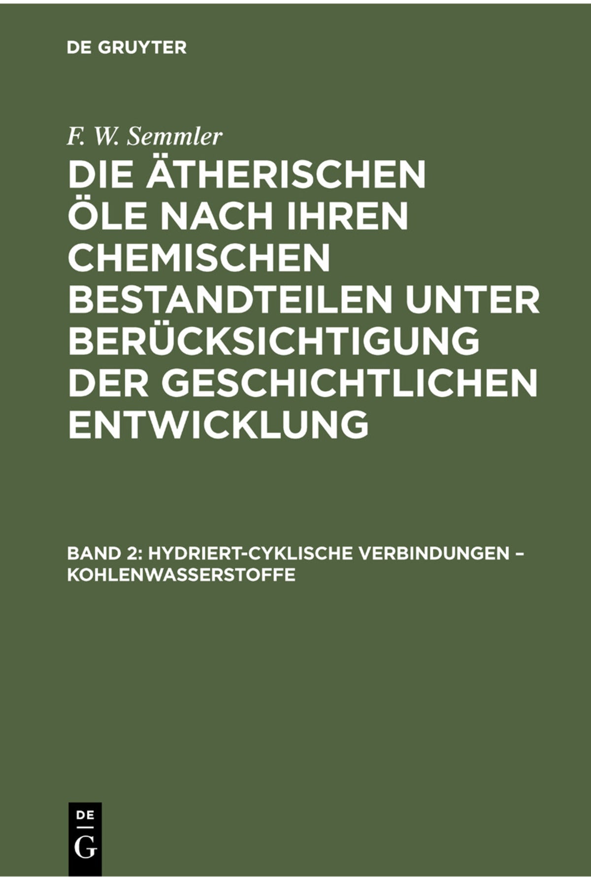 Hydriert-cyklische Verbindungen – Kohlenwasserstoffe