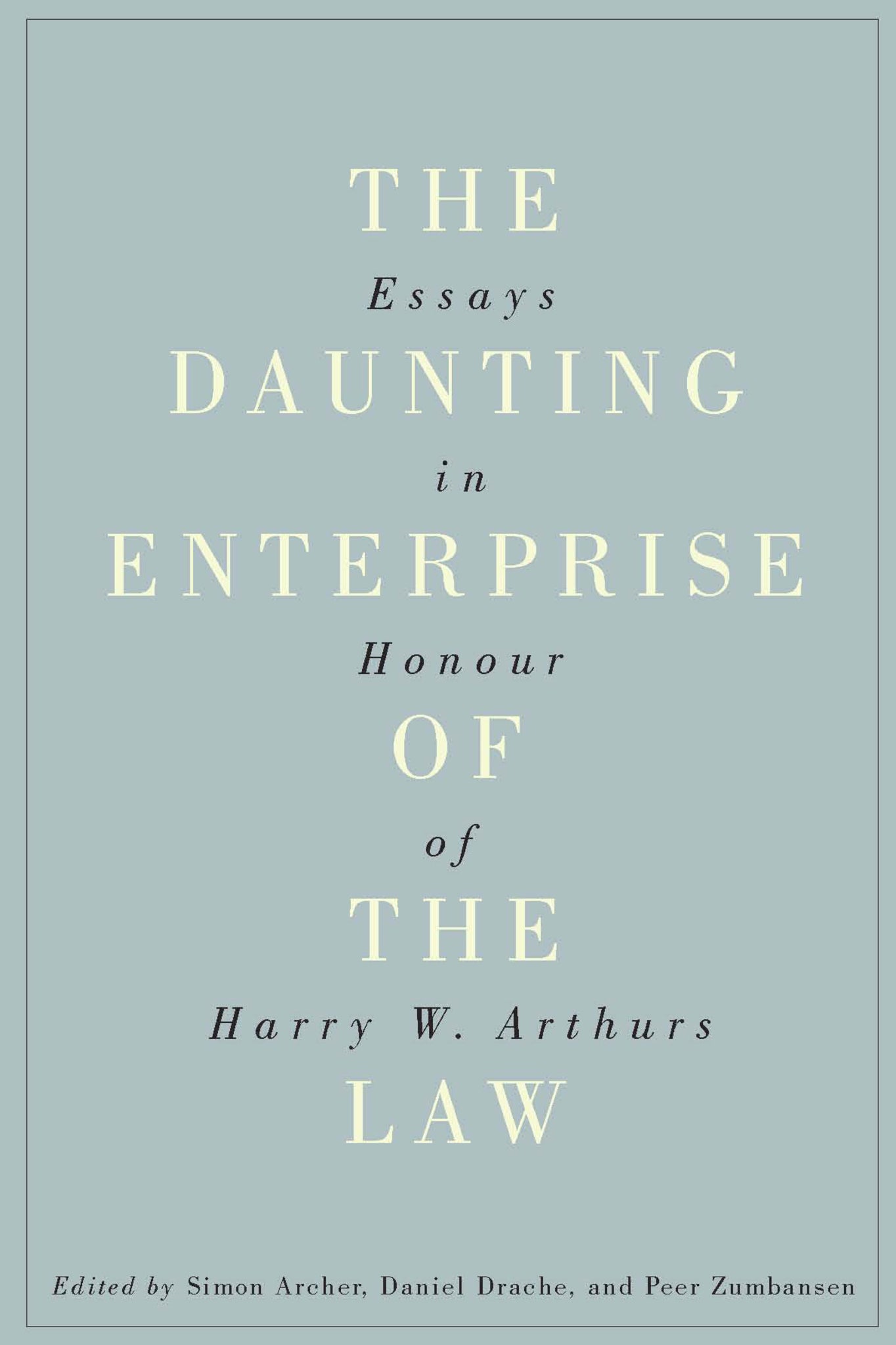 The Daunting Enterprise of the Law