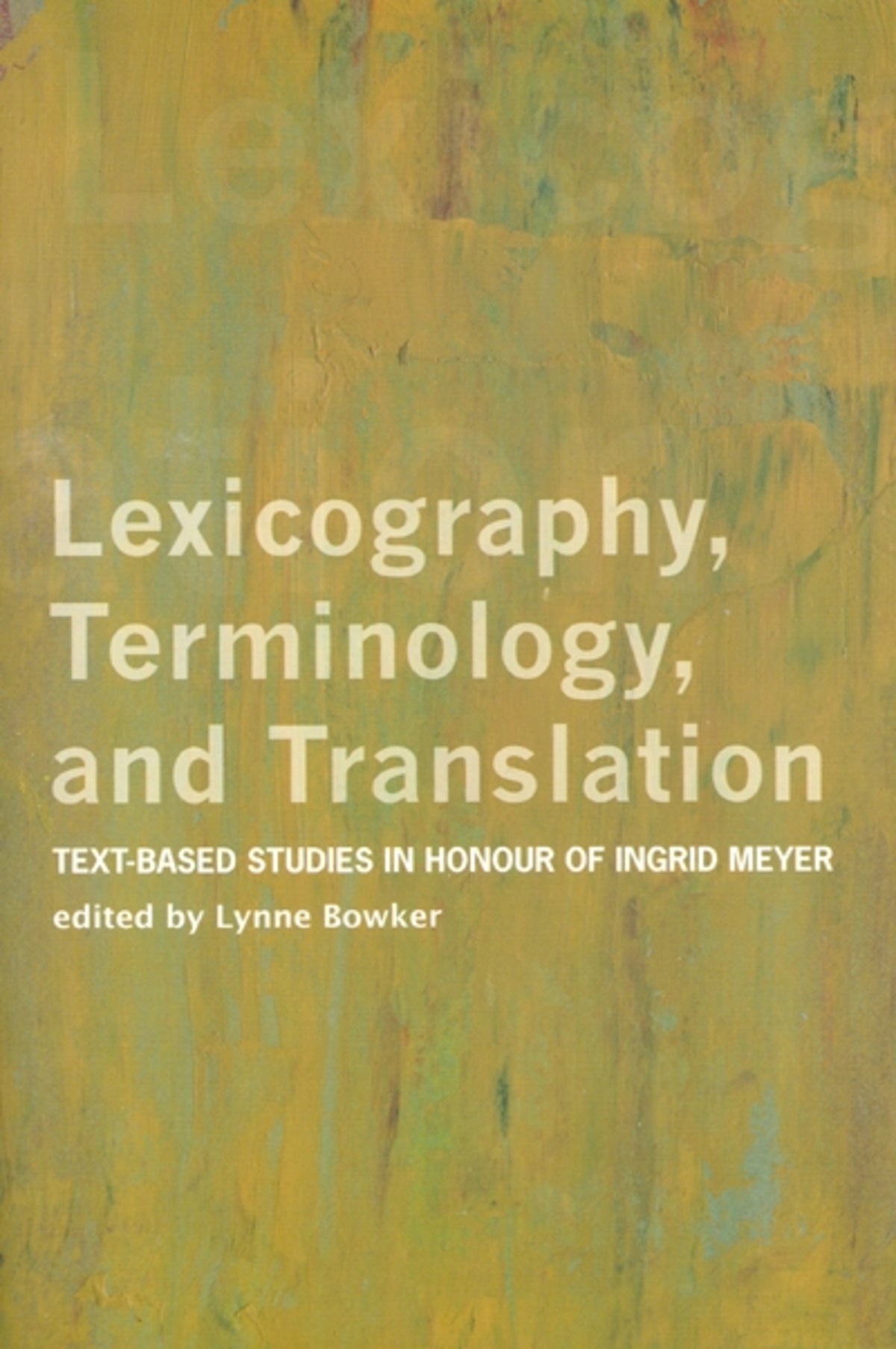 Cover image for Lexicography, Terminology, and Translation ISBN 9780776606279