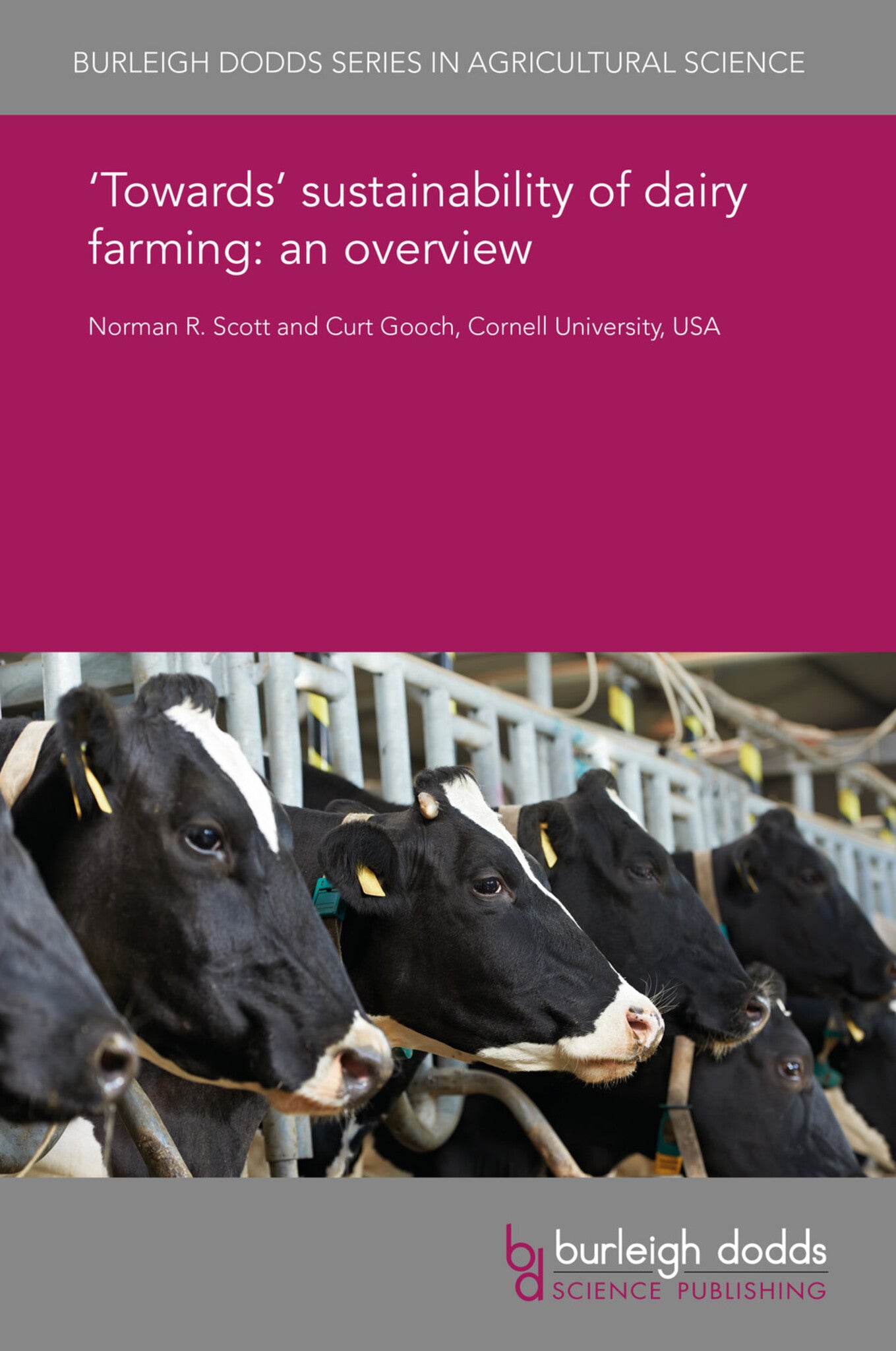 Cover image for ‘Towards’ sustainability of dairy farming: an overview ISBN 9781838791483