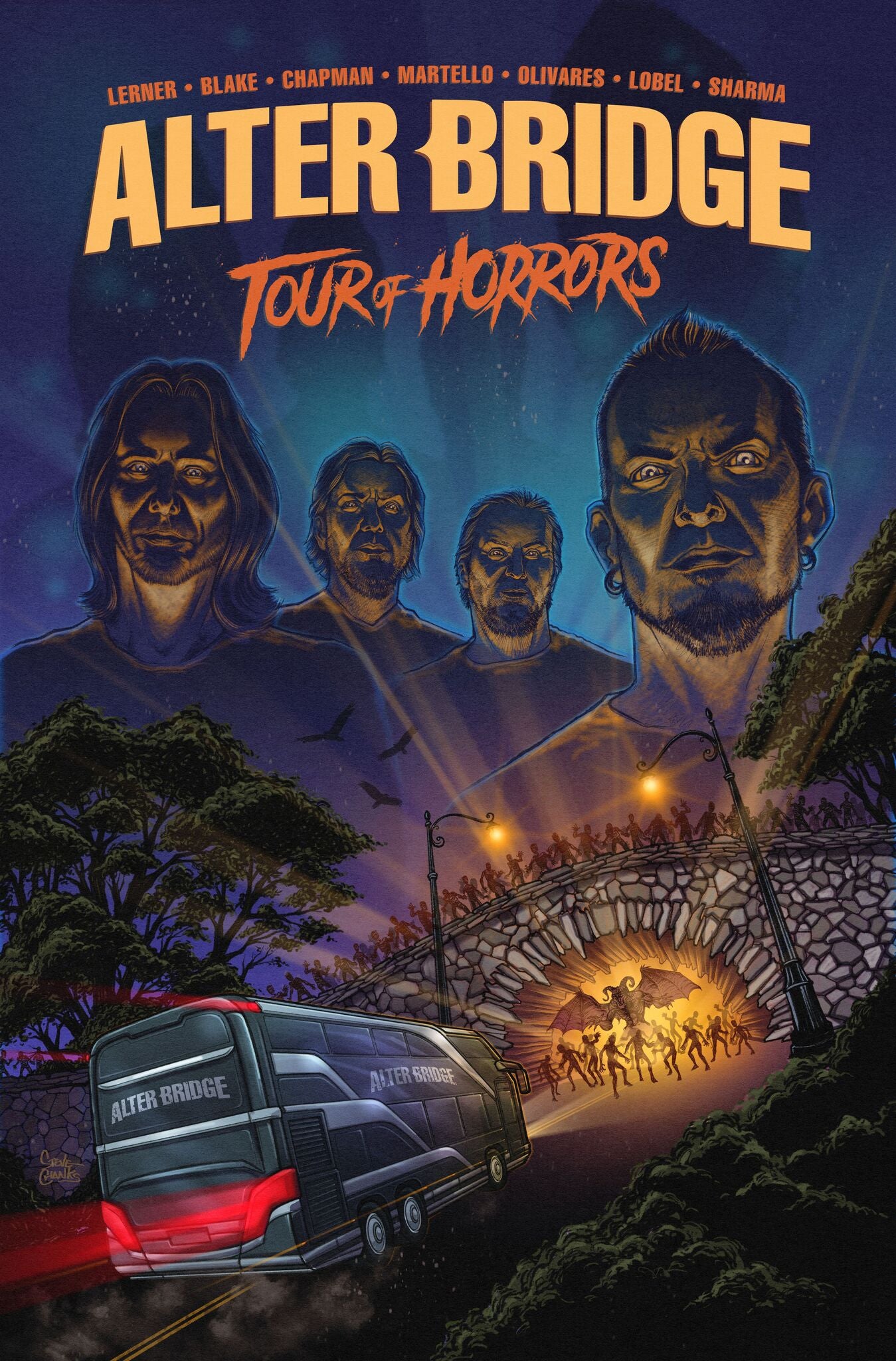 Alter Bridge: Tour of Horrors (Softcover)