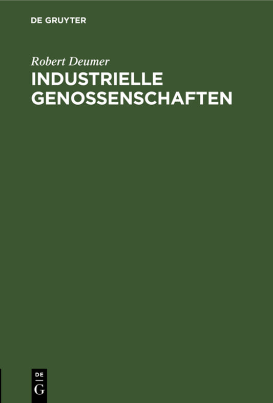 Industrielle Genossenschaften
