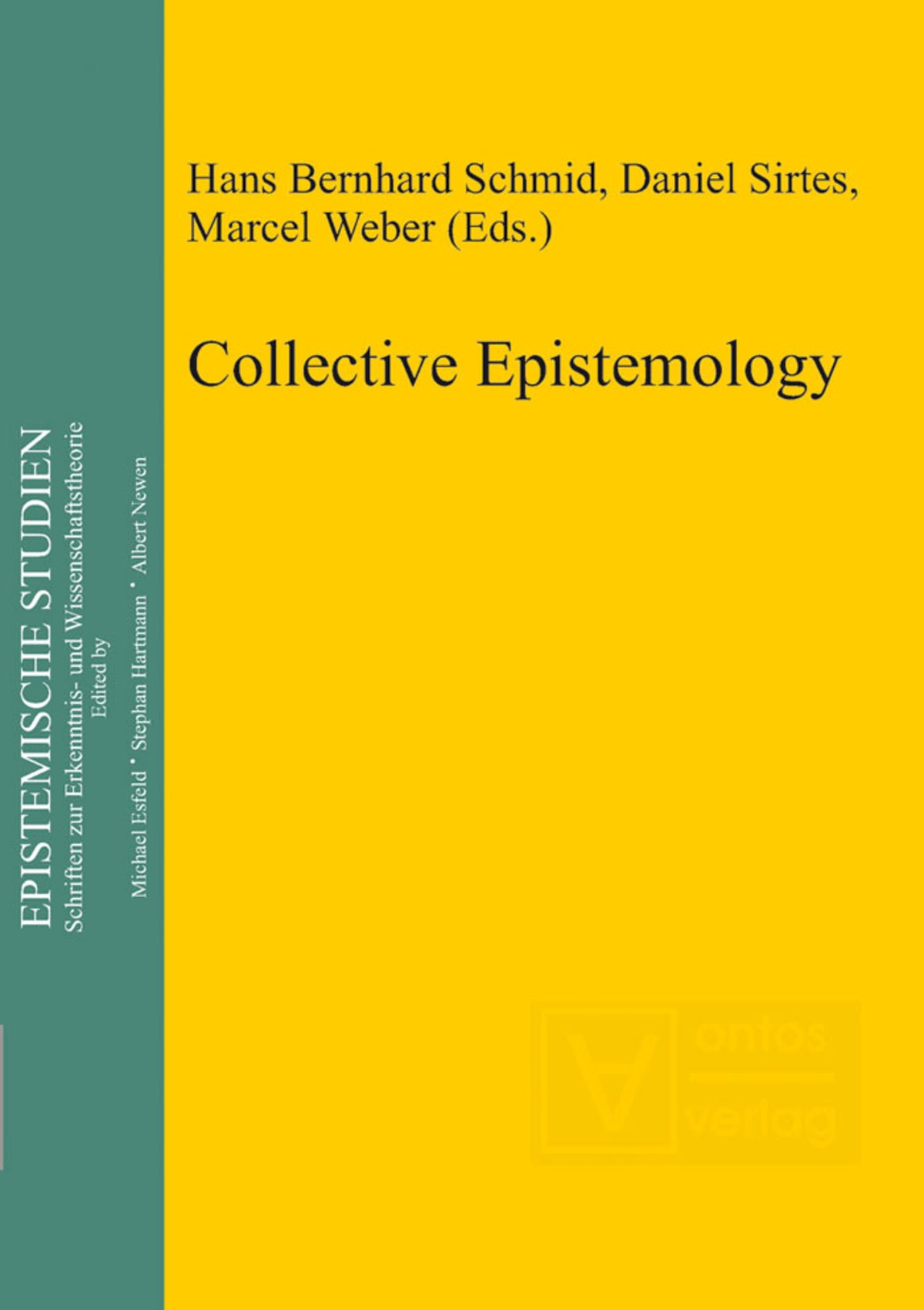 Cover image for Collective Epistemology ISBN 9783110322231