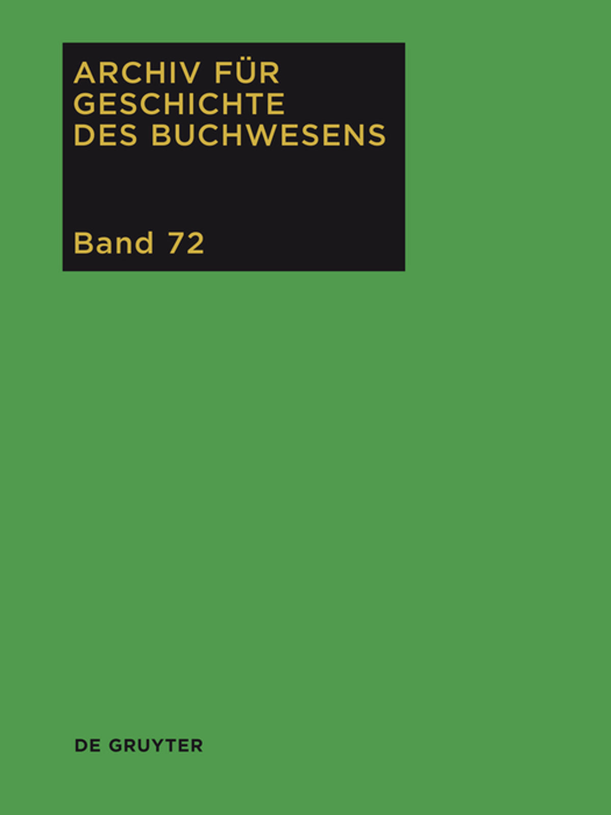 Cover image for 2017 ISBN 9783110526400