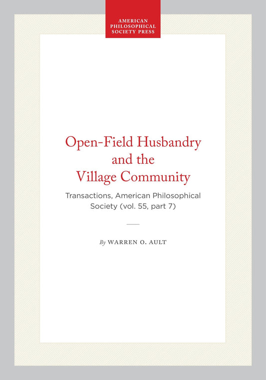 Open-Field Husbandry and the Village Community