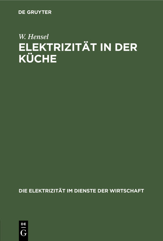 Elektrizität in der Küche