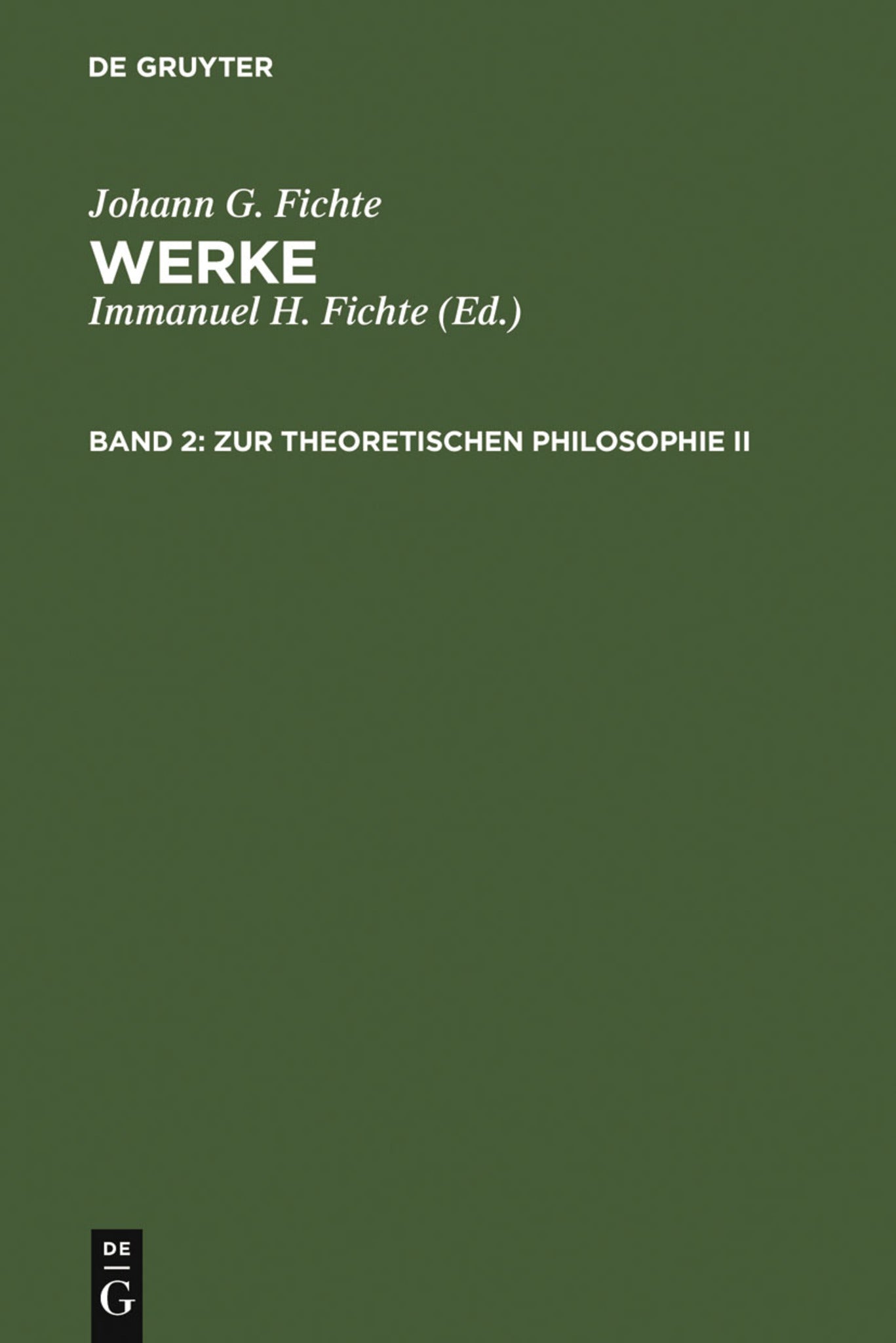 Zur theoretischen Philosophie II