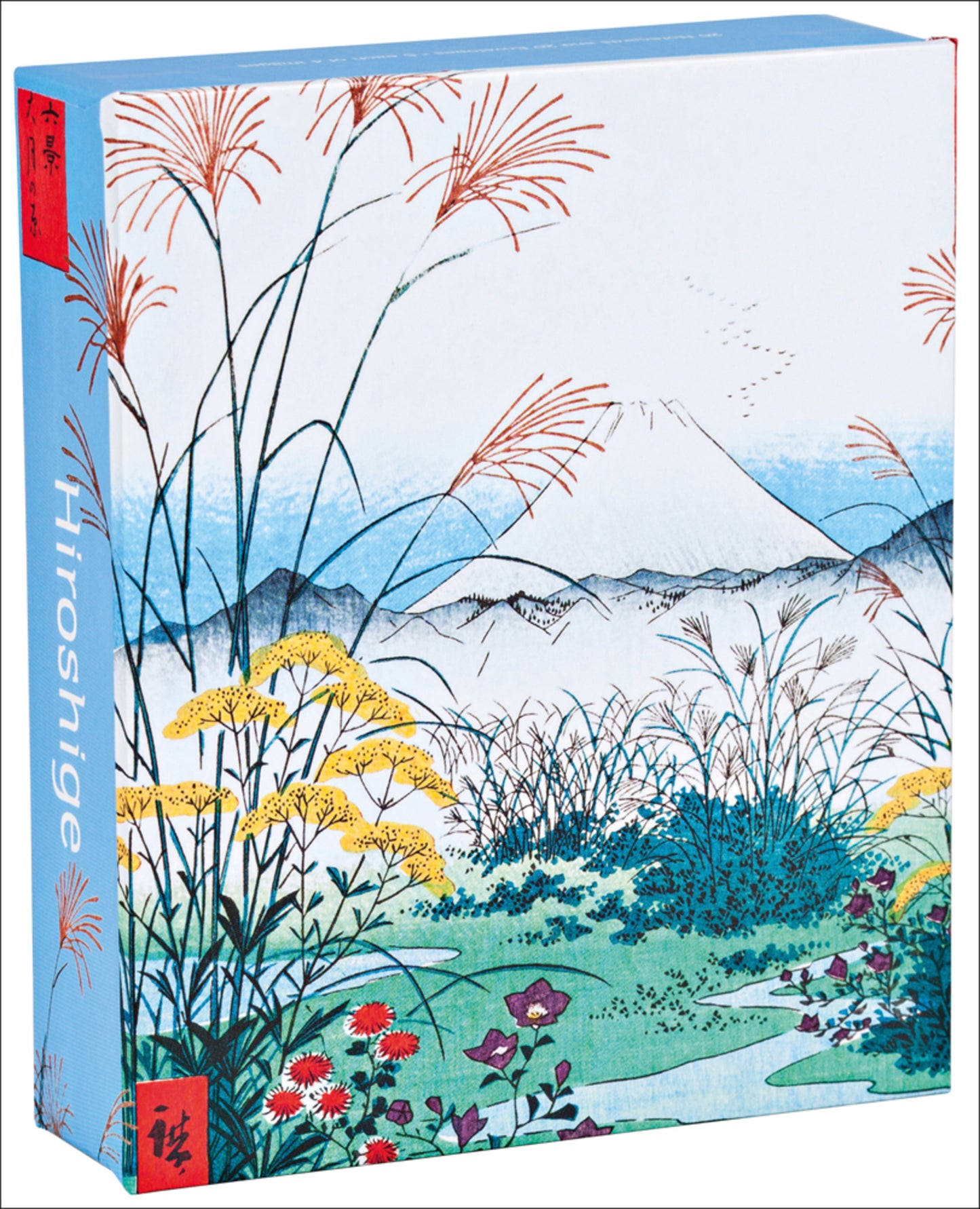 teNeues - QuickNotes: Seasons by Hiroshige, Notecards with Box, Blank Inside, 20 Full Color Notecards with 20 Envelopes, Gift Box with Magnetic Enclosure, 4 Each of 5 Designs
