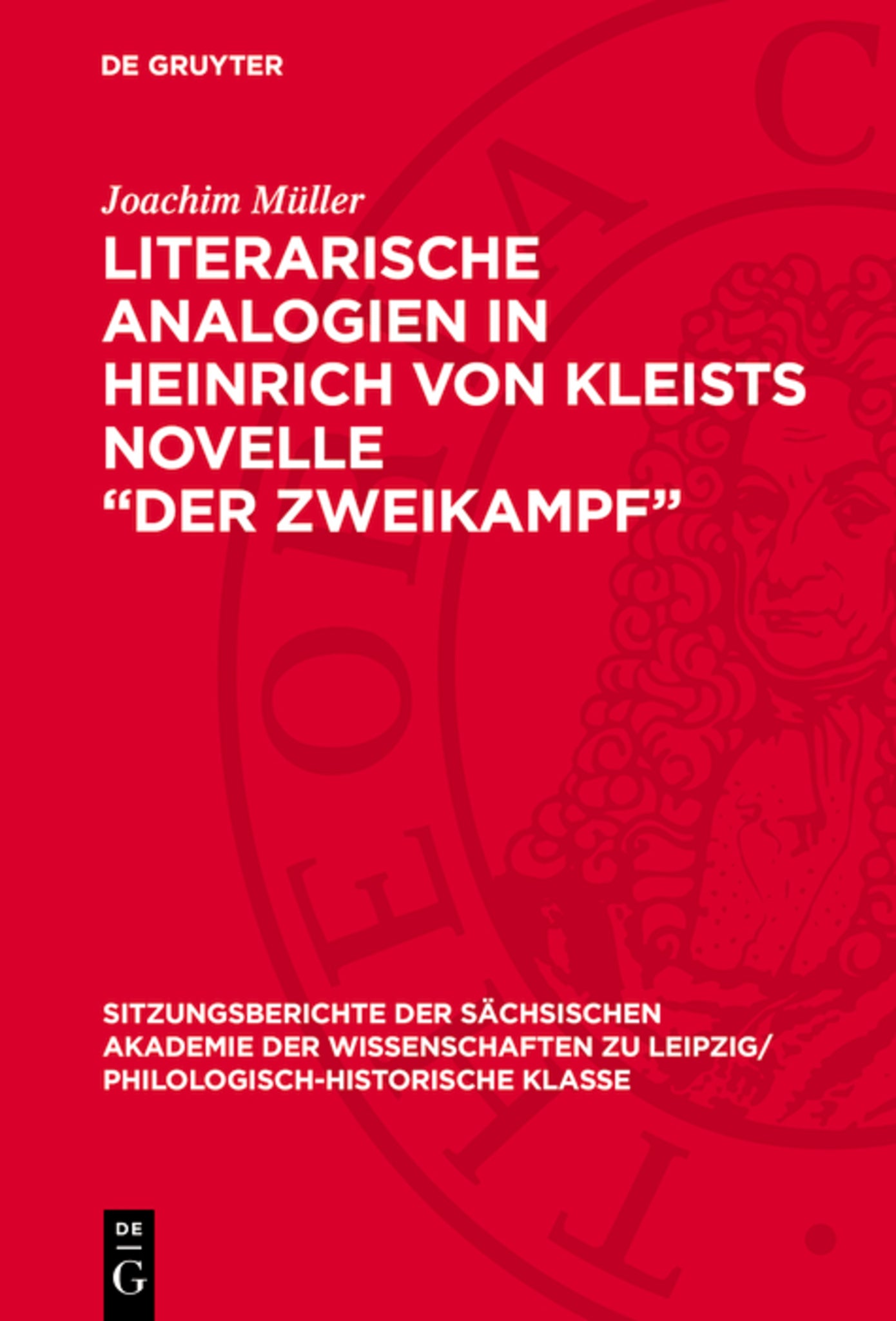 Literarische Analogien in Heinrich von Kleists Novelle „Der Zweikampf“