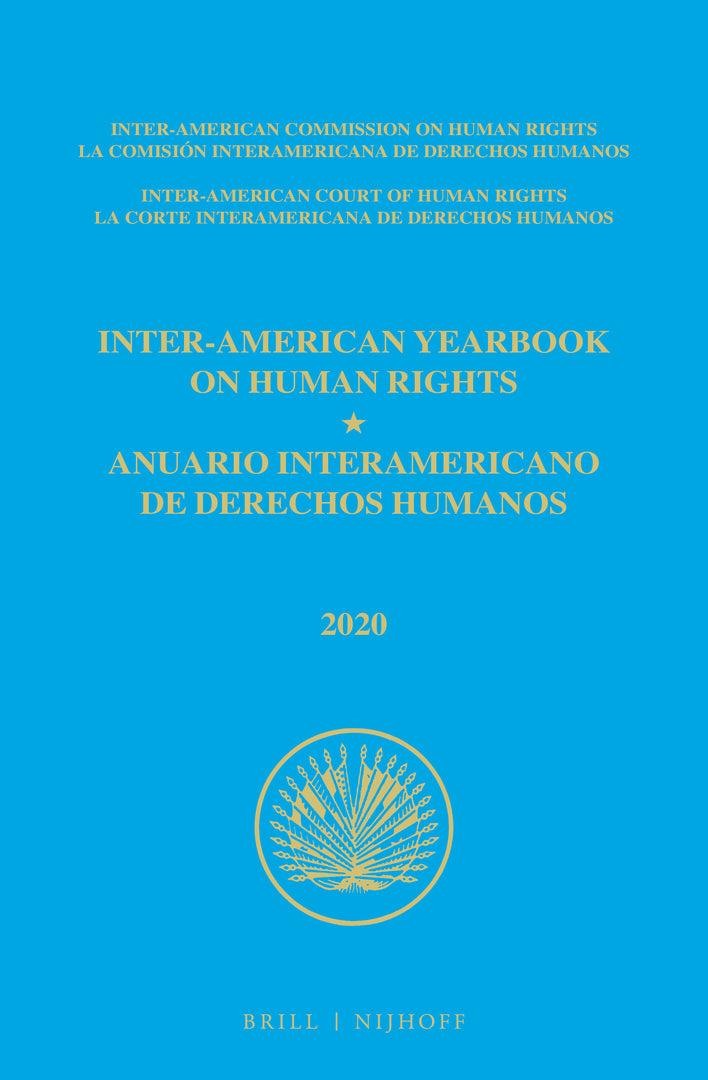 Cover image for Inter-American Yearbook on Human Rights / Anuario Interamericano de Derechos Humanos, Volume 36 (2020) (VOLUME III) ISBN 9789004509917