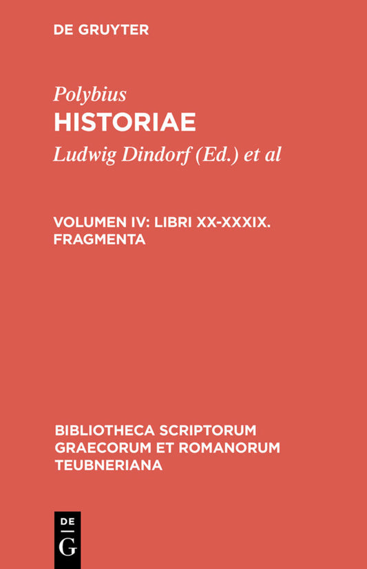 Libri XX-XXXIX. Fragmenta