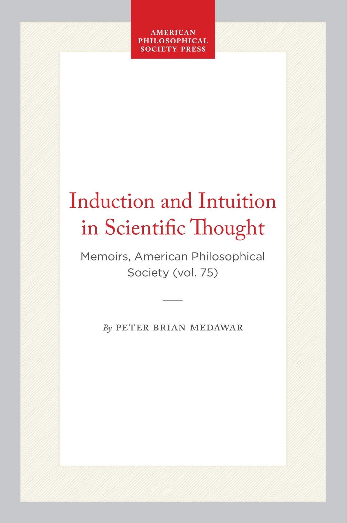 Induction and Intuition in Scientific Thought