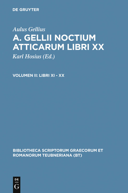 Libri XI – XX