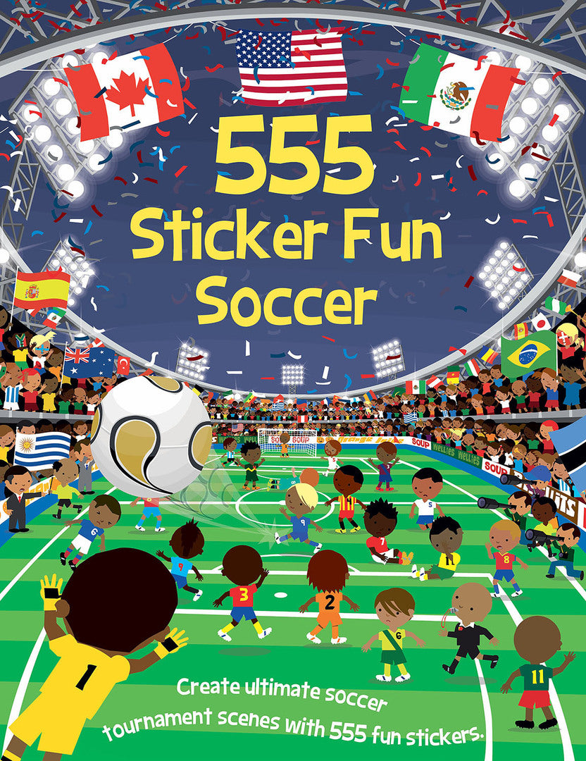 Cover image for 555 Sticker Fun - Soccer ISBN 9781835554616