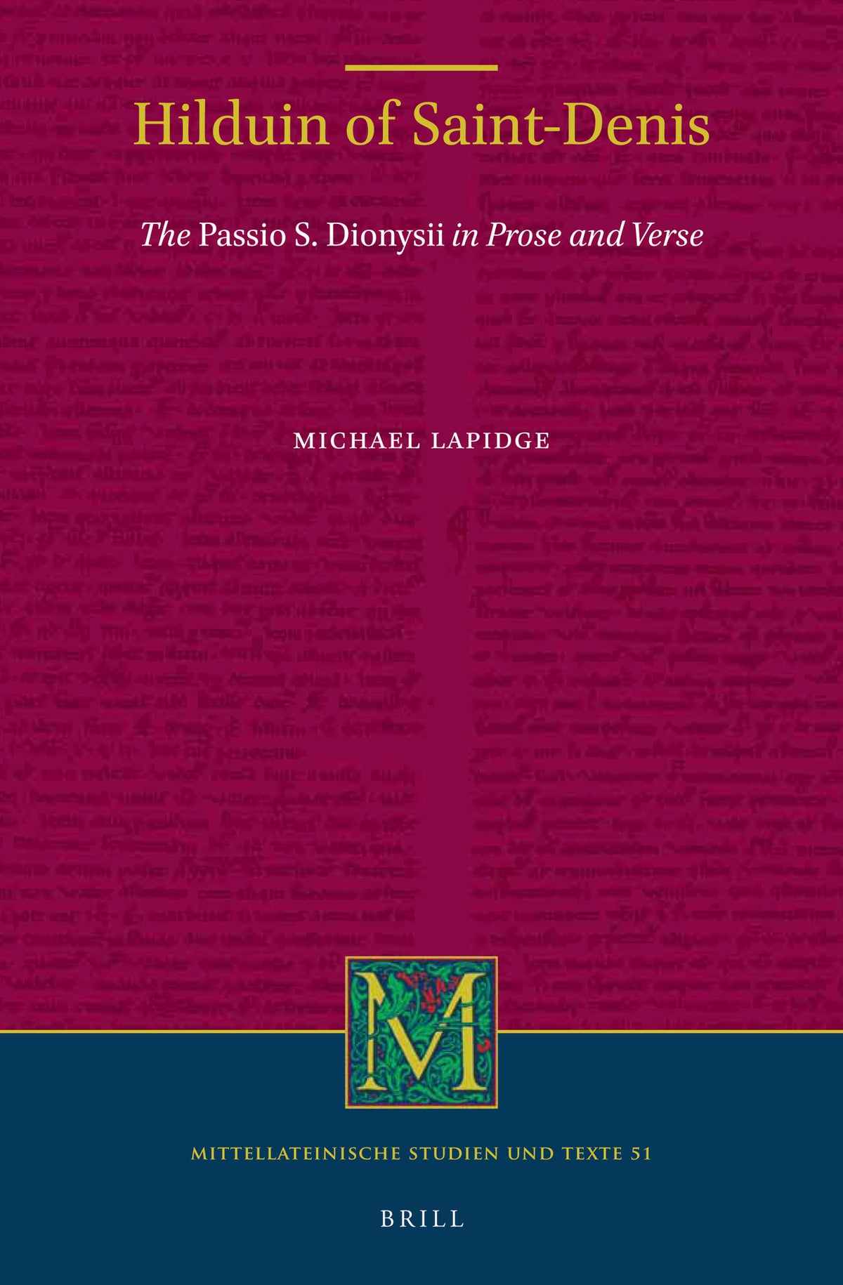 Cover image for Hilduin of Saint-Denis ISBN 9789004341654