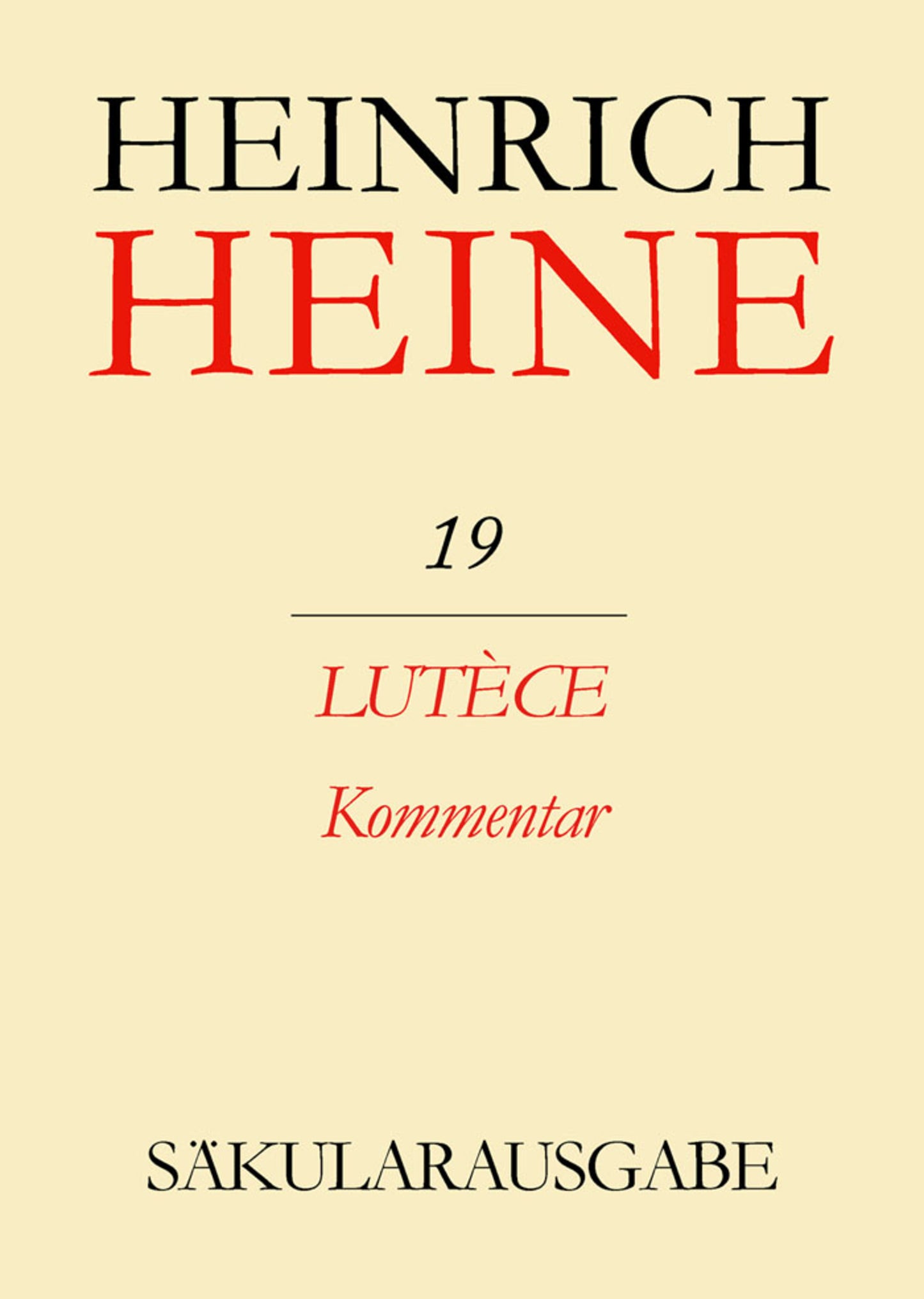 Lutèce. Kommentar