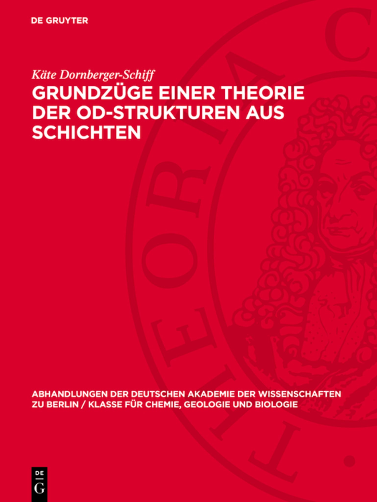 Grundzüge einer Theorie der OD-Strukturen aus Schichten