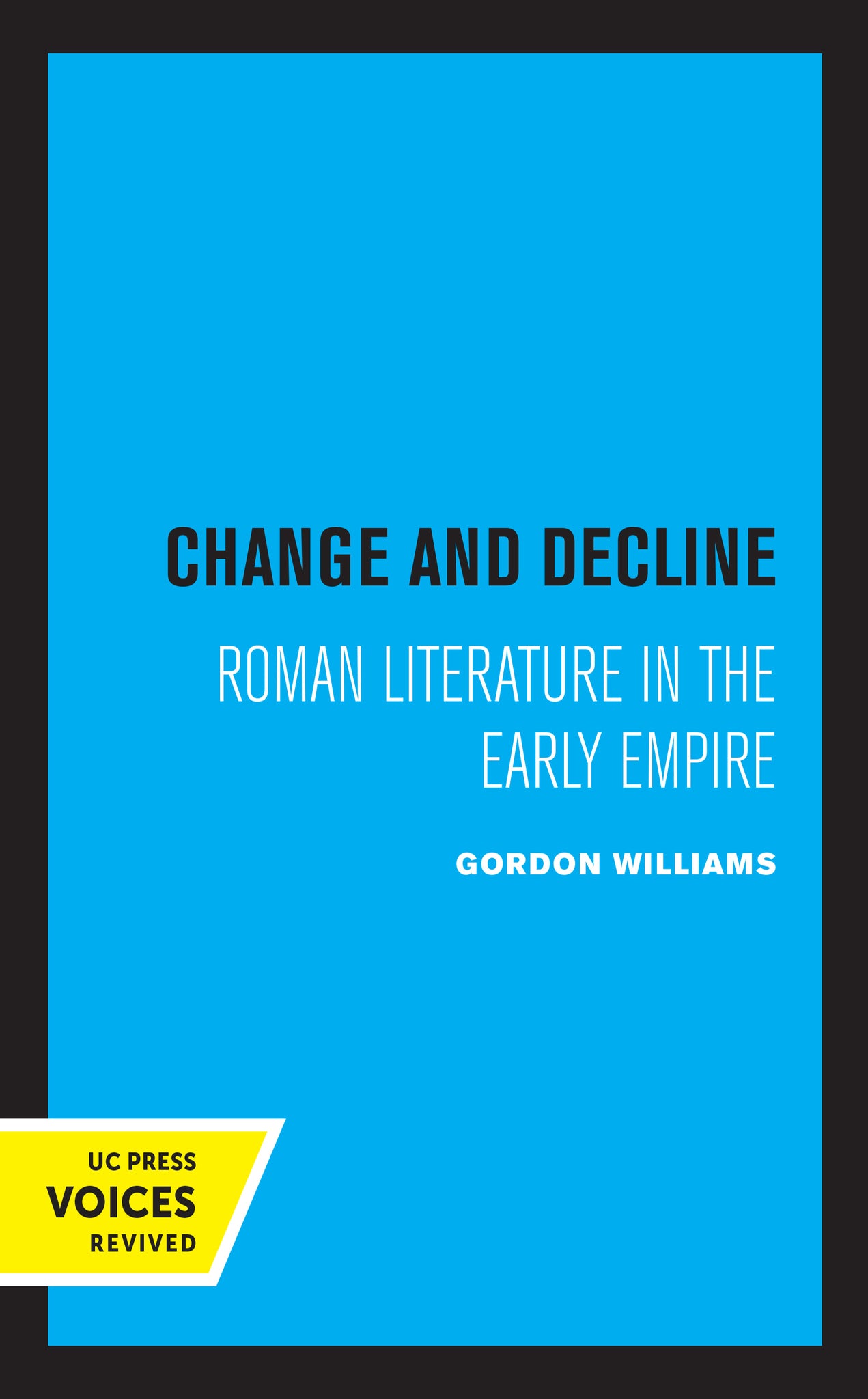Cover image for Change and Decline ISBN 9780520336865