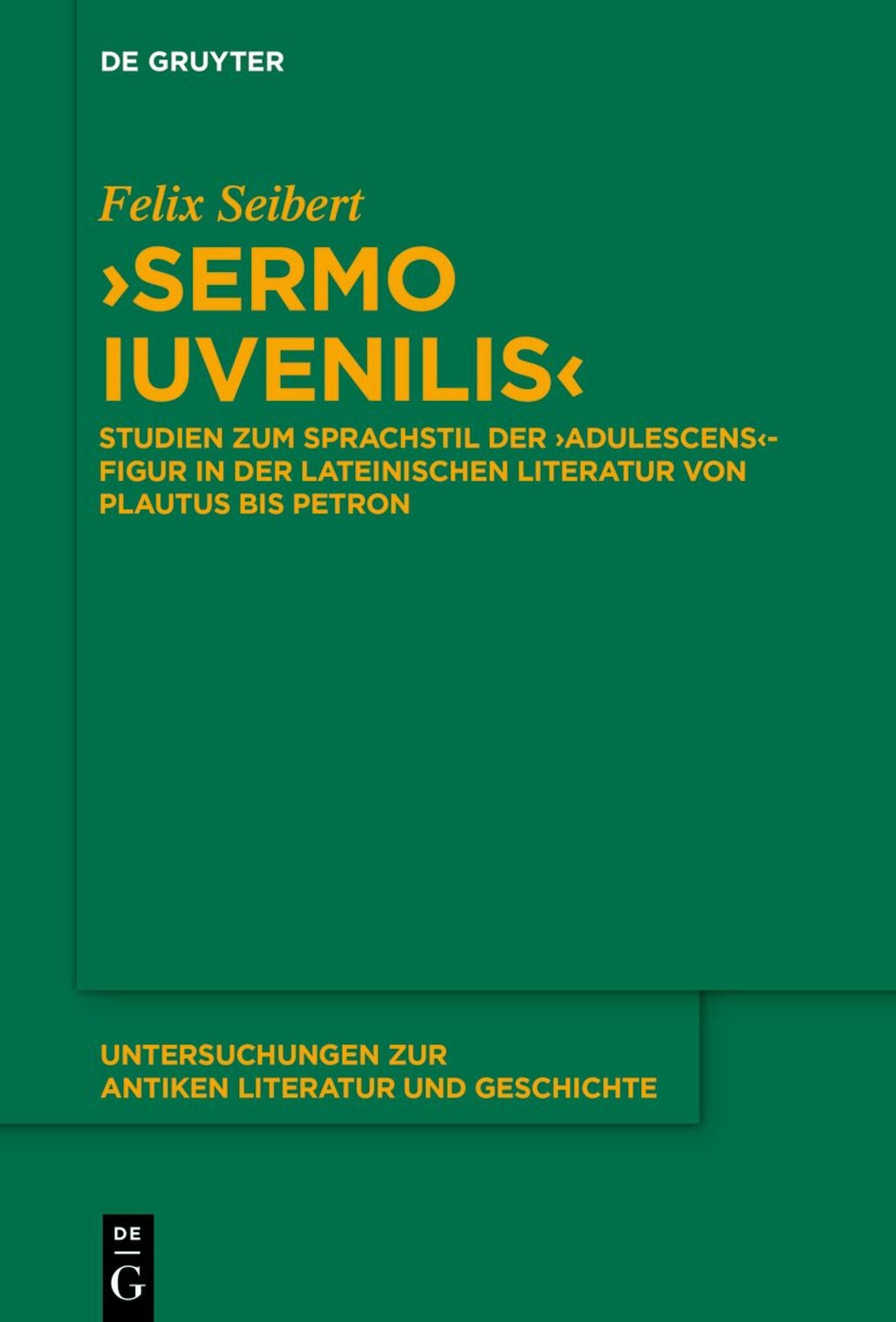 ›Sermo iuvenilis‹