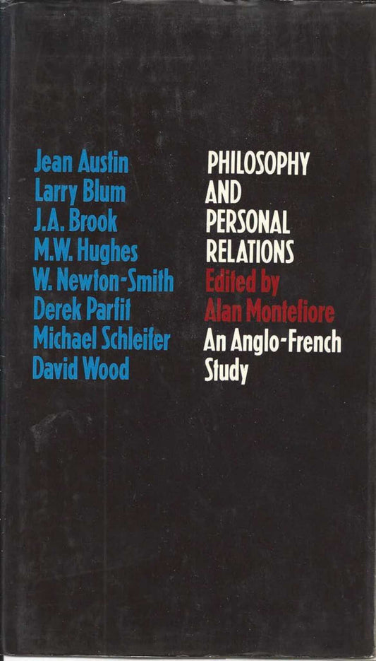 Philosophy and Personal Relations