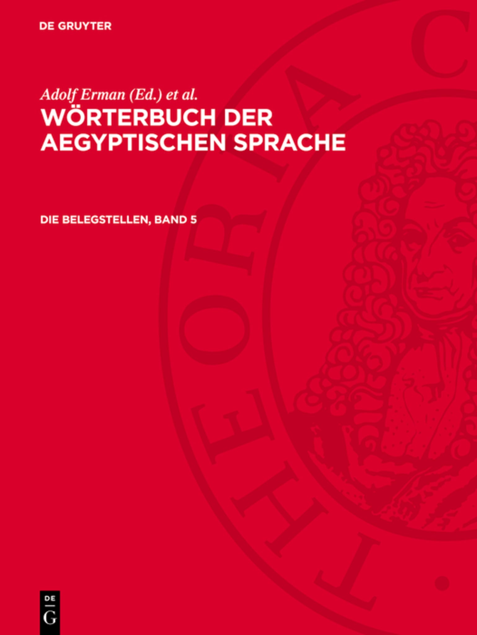 Die Belegstellen, Band 5
