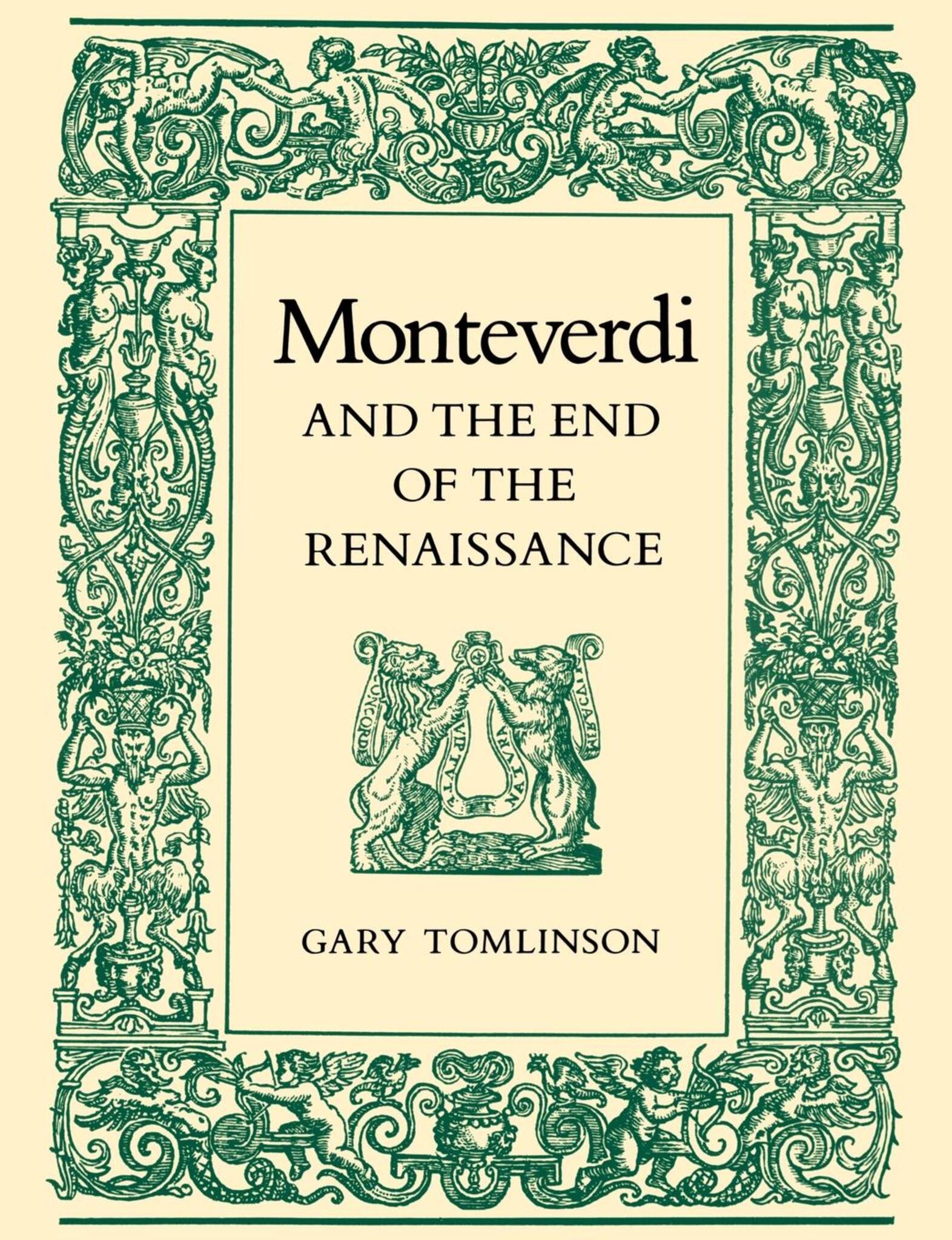Cover image for Monteverdi and the End of the Renaissance ISBN 9780520910102