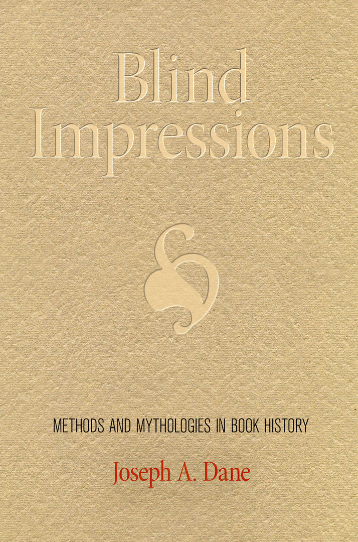 Cover image for Blind Impressions ISBN 9780812245493
