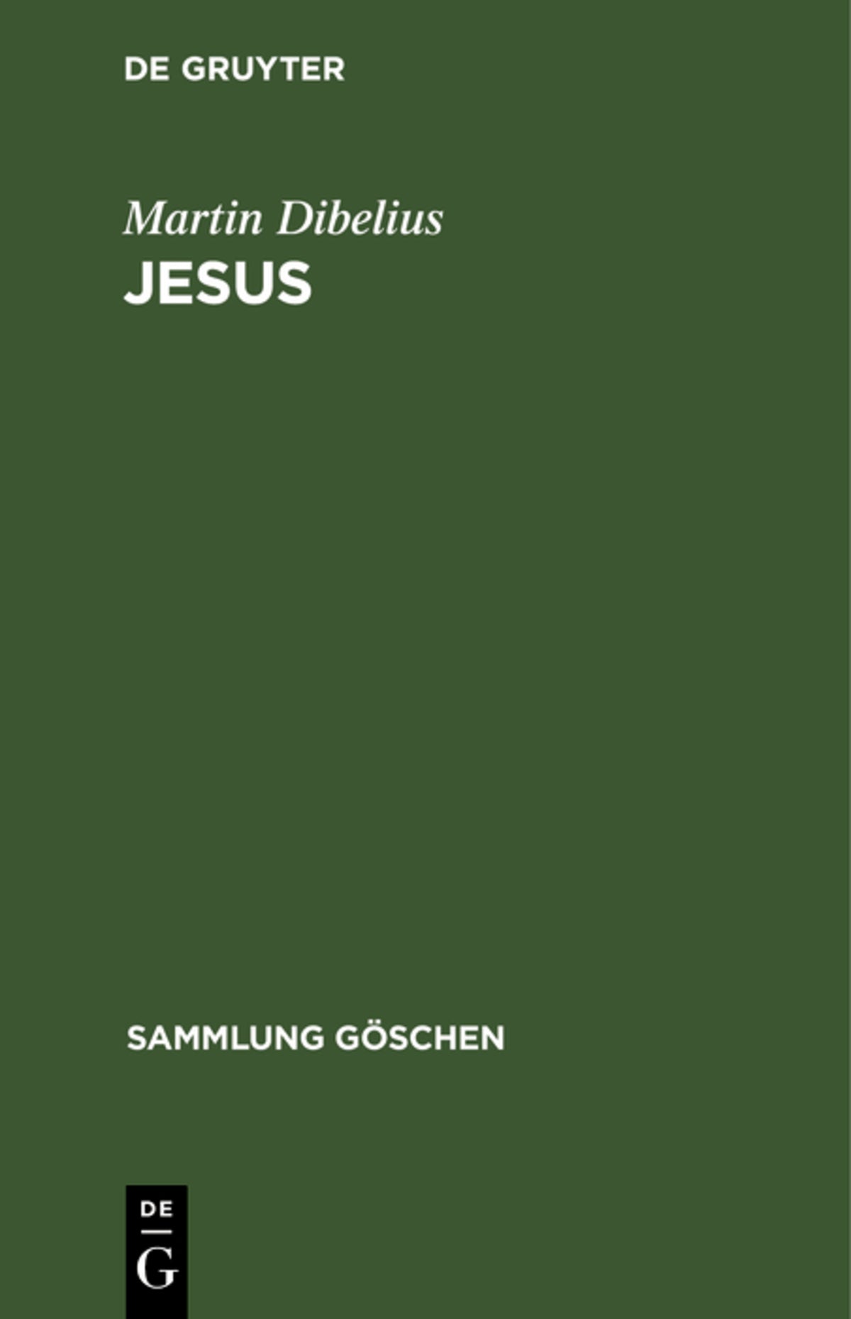 Cover image for Jesus ISBN 9783112304440