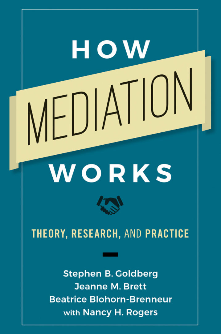 Cover image for How Mediation Works ISBN 9781787142237