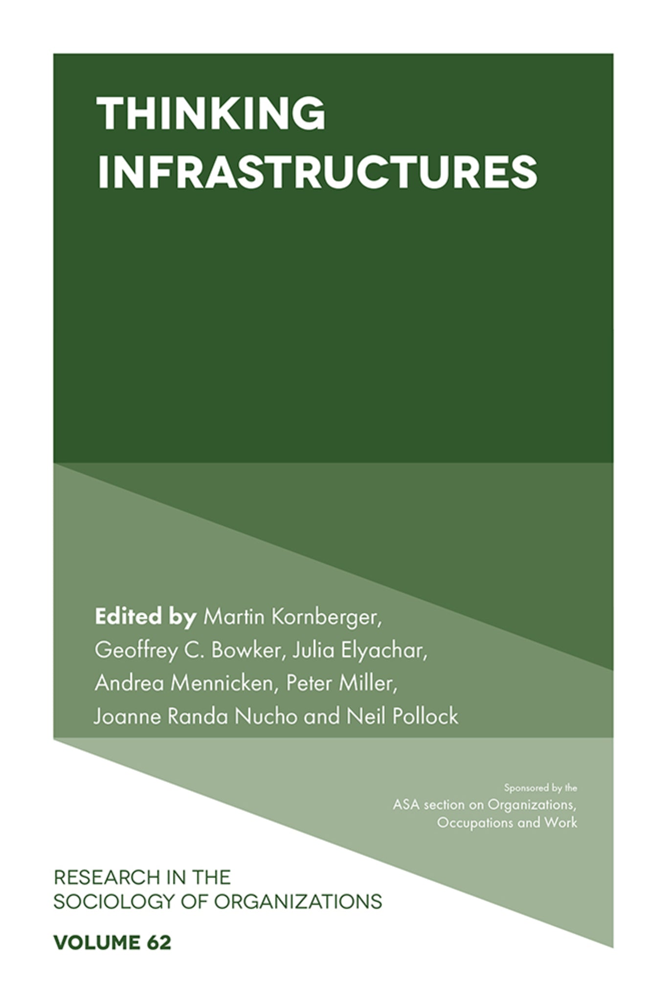 Cover image for Thinking Infrastructures ISBN 9781787695580