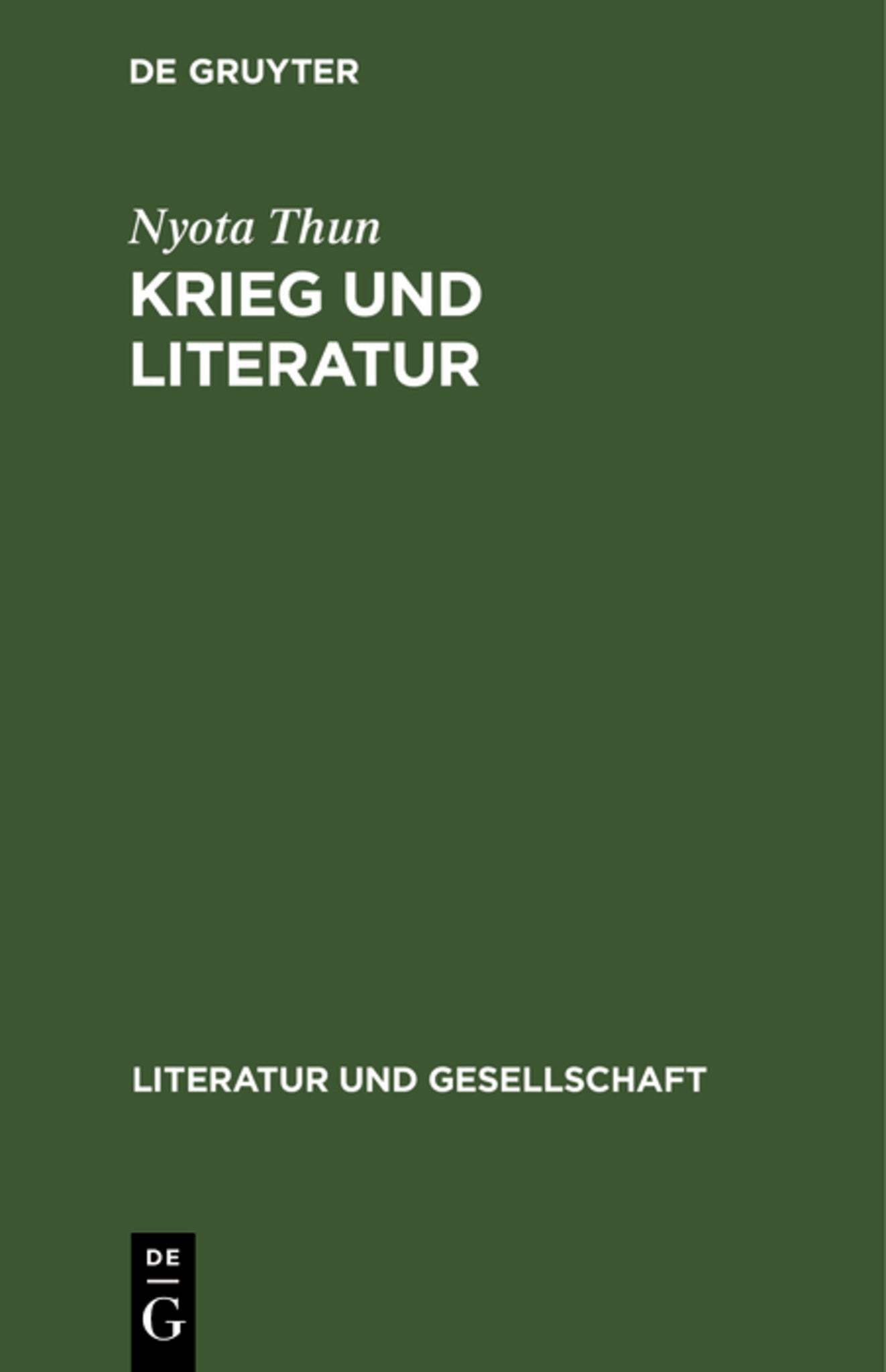 Krieg und Literatur