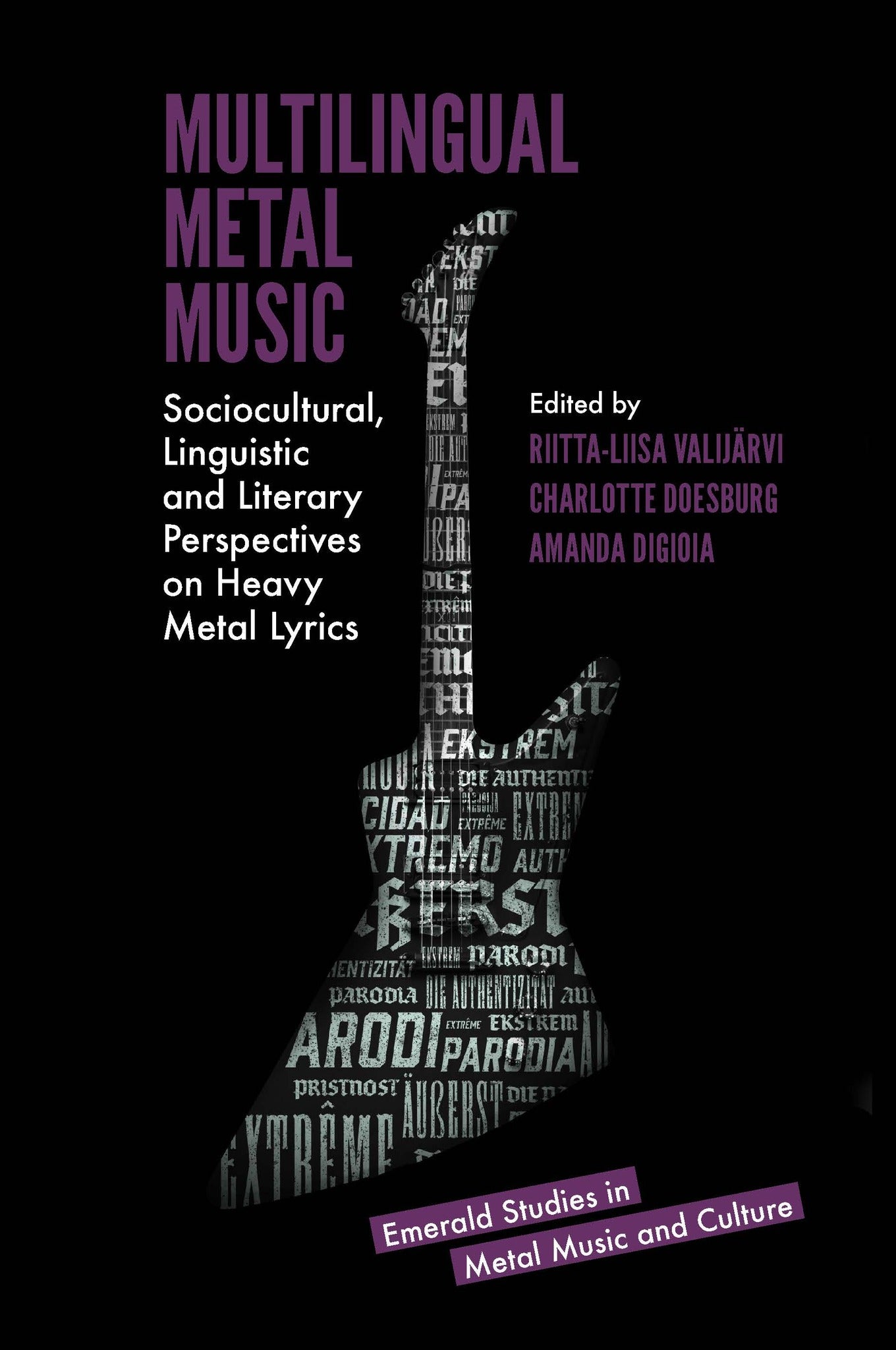 Cover image for Multilingual Metal Music ISBN 9781839099496