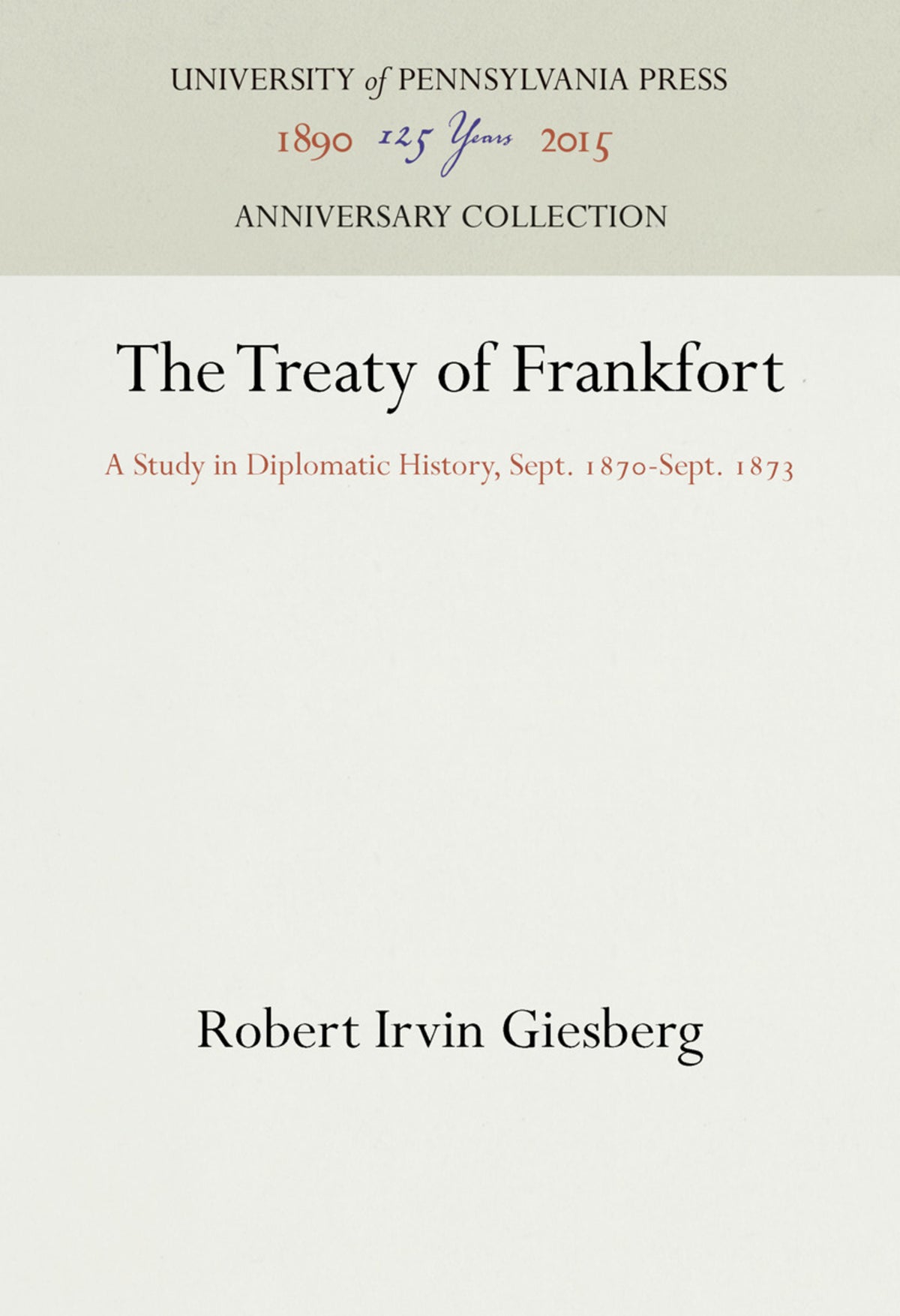 The Treaty of Frankfort