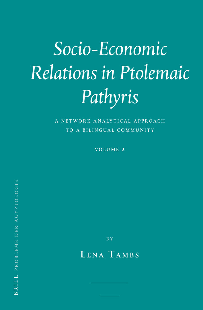Cover image for Socio-economic Relations in Ptolemaic Pathyris ISBN 9789004500280