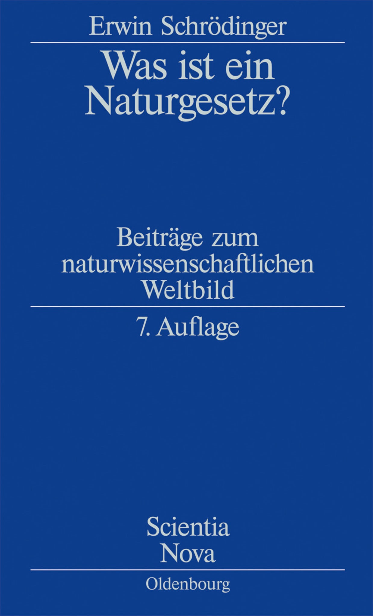 Was ist ein Naturgesetz?