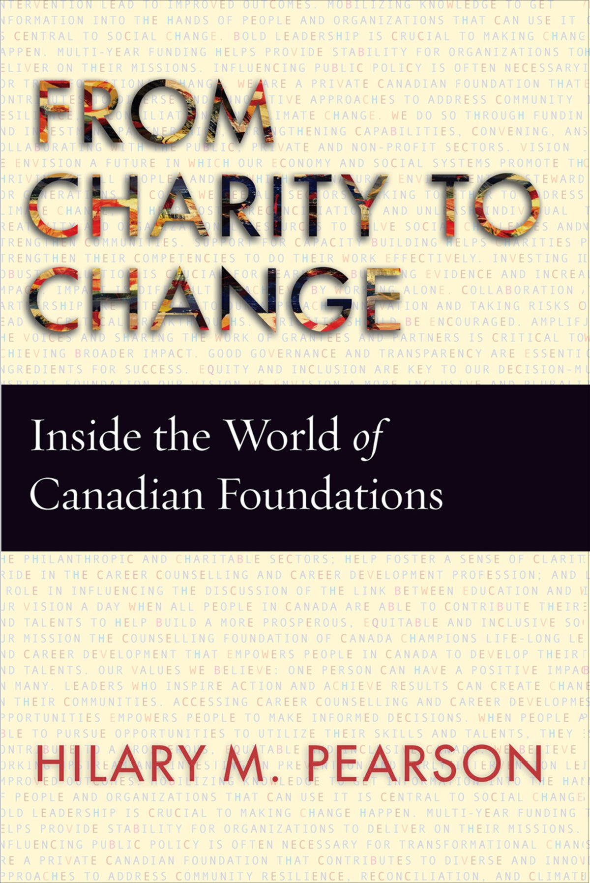 Cover image for From Charity to Change ISBN 9780228015604