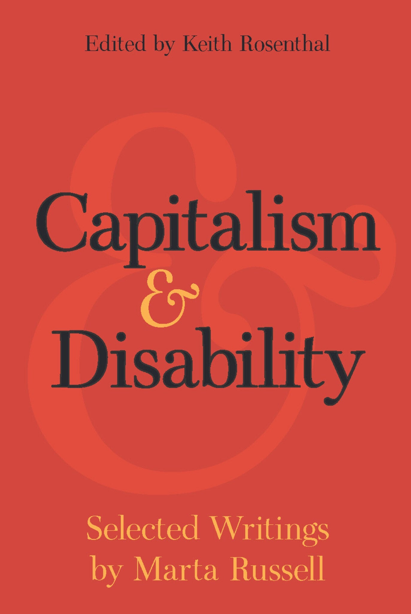 Cover image for Capitalism and Disability ISBN 9781608467198
