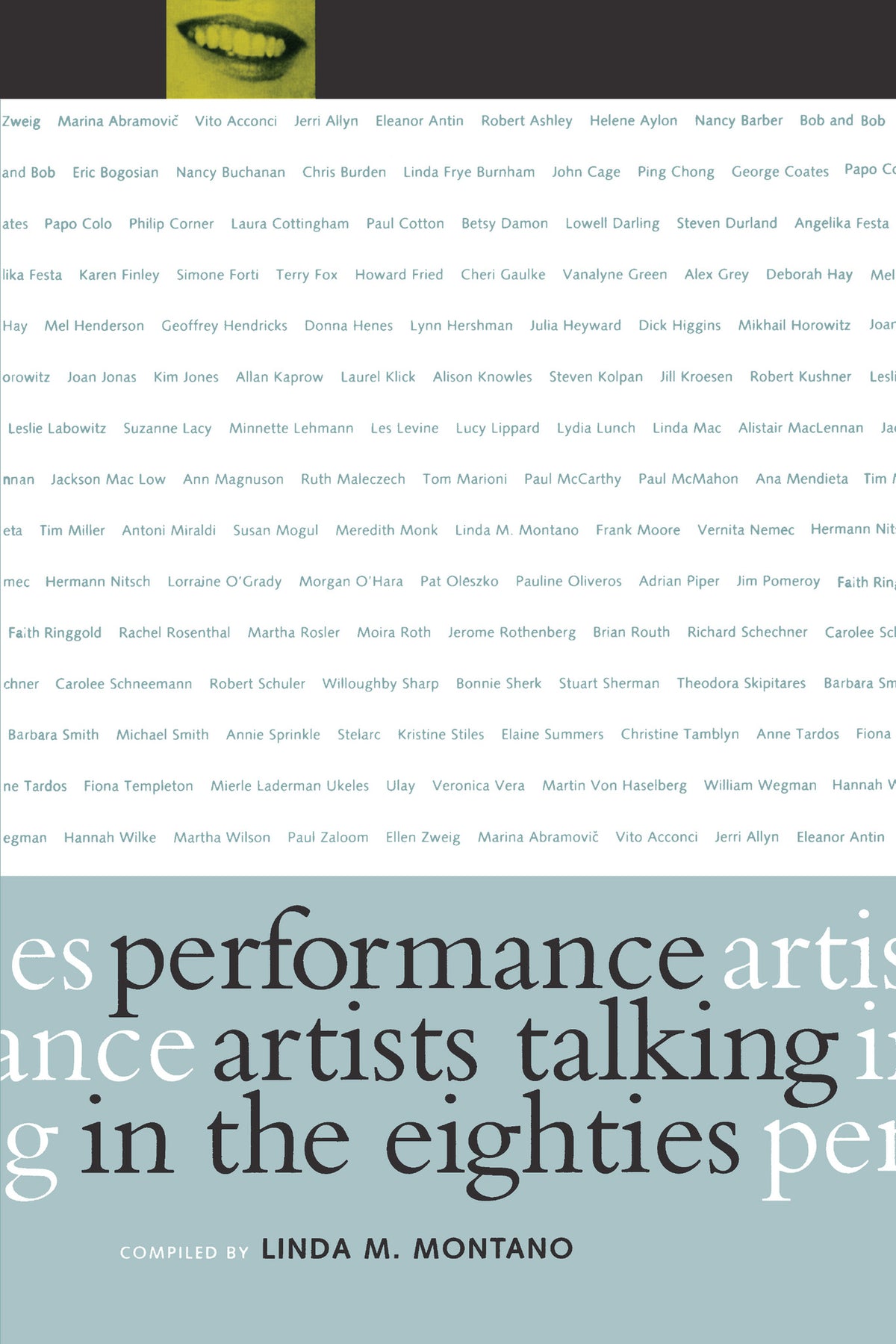 Cover image for Performance Artists Talking in the Eighties ISBN 9780520919662