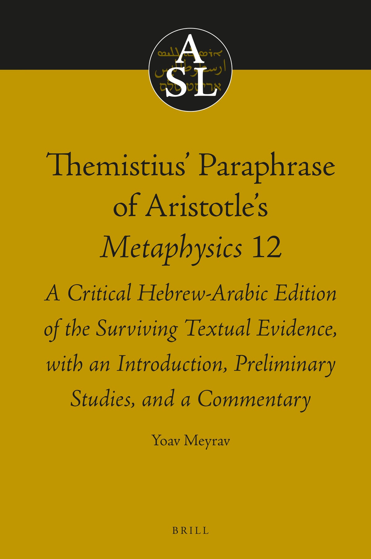 Themistius’ Paraphrase of Aristotle’s Metaphysics 12