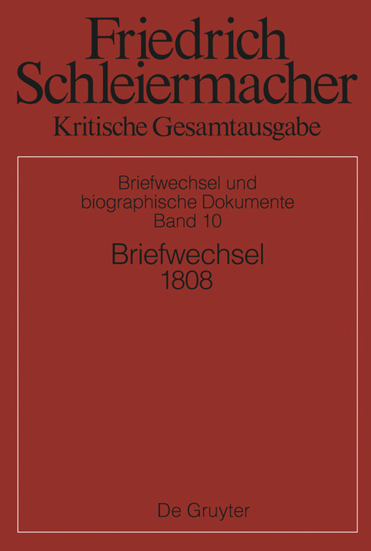 Briefwechsel 1808