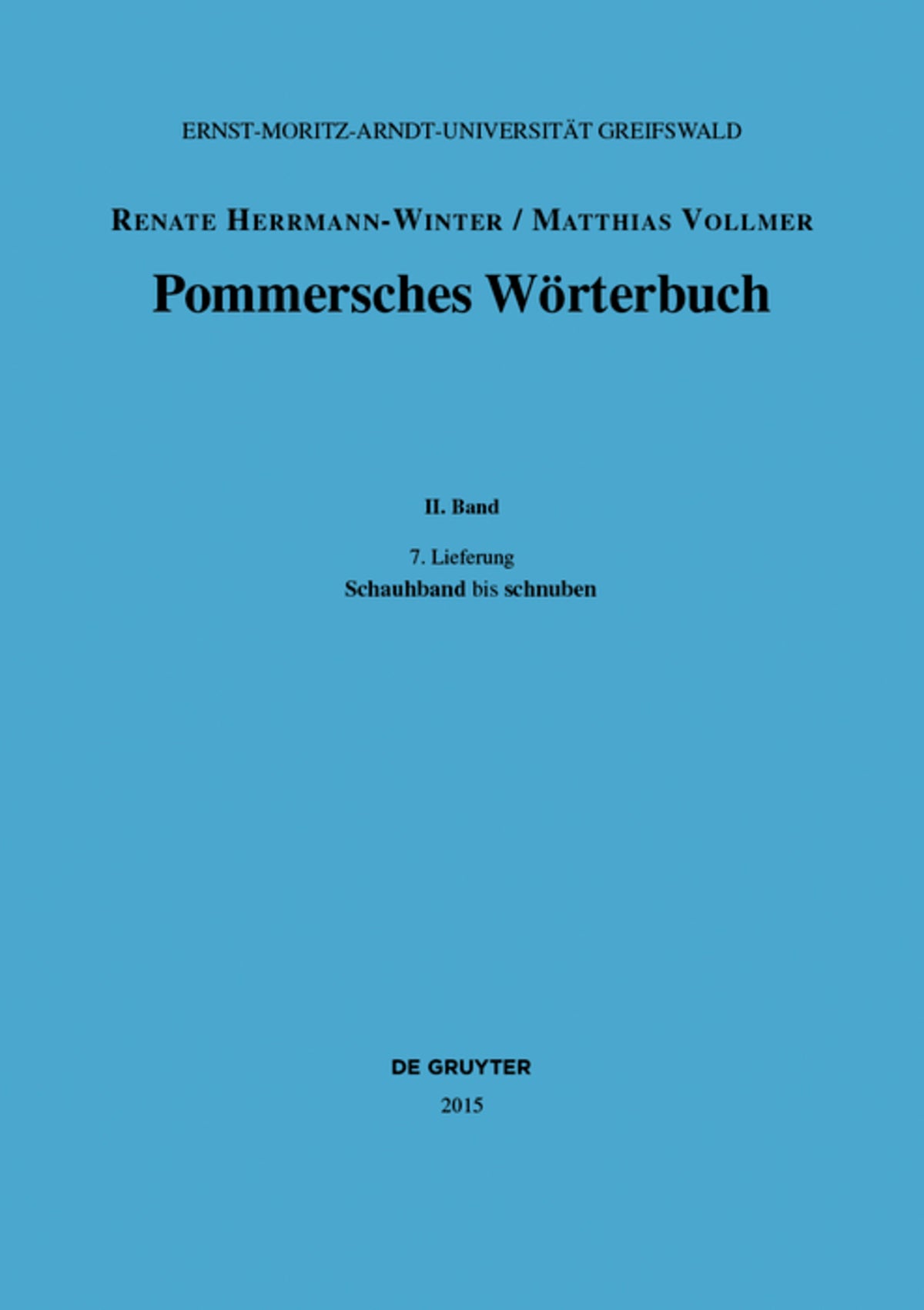 Schauhband – schnuben