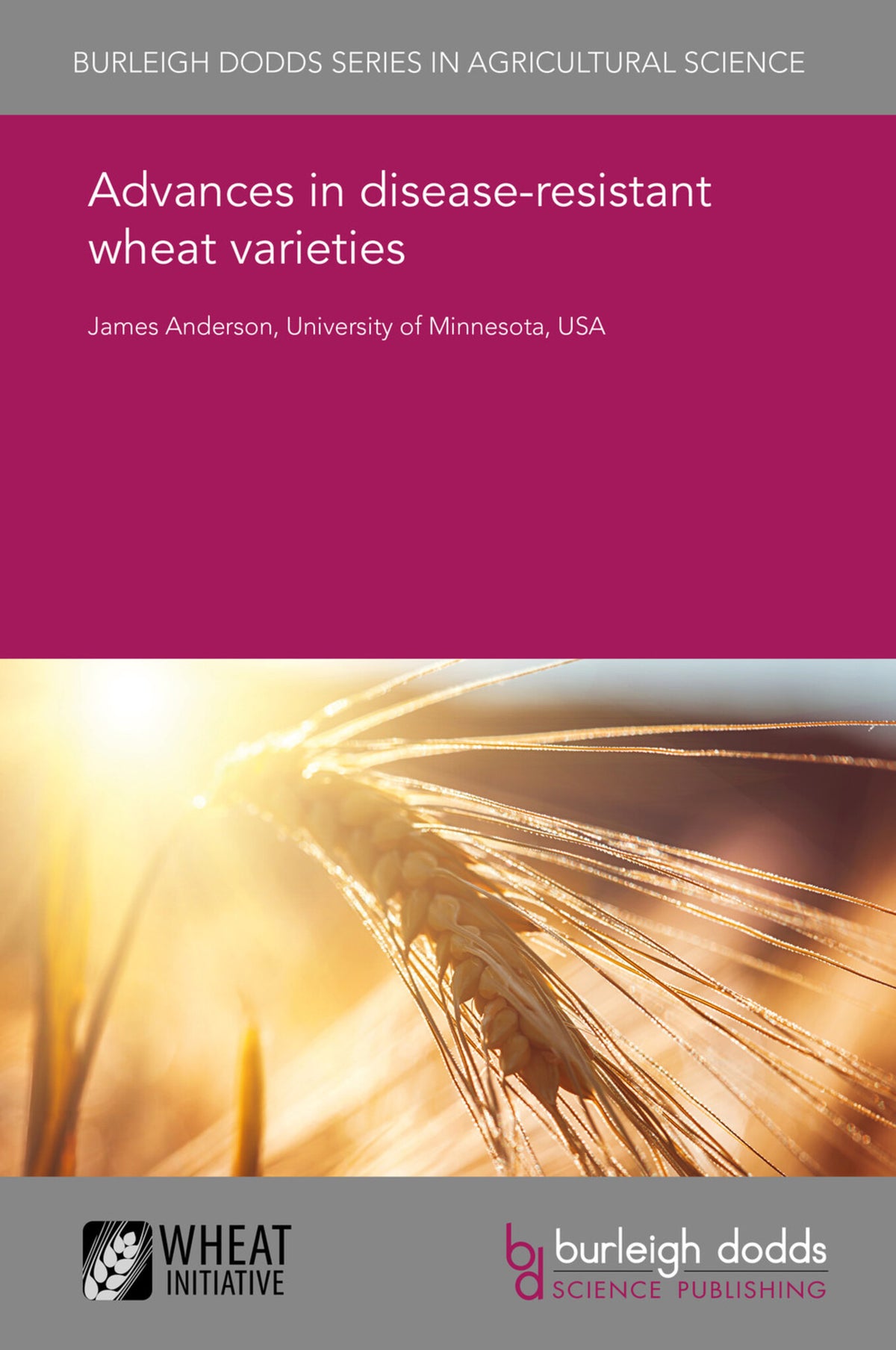 Cover image for Advances in disease-resistant wheat varieties ISBN 9781838793111