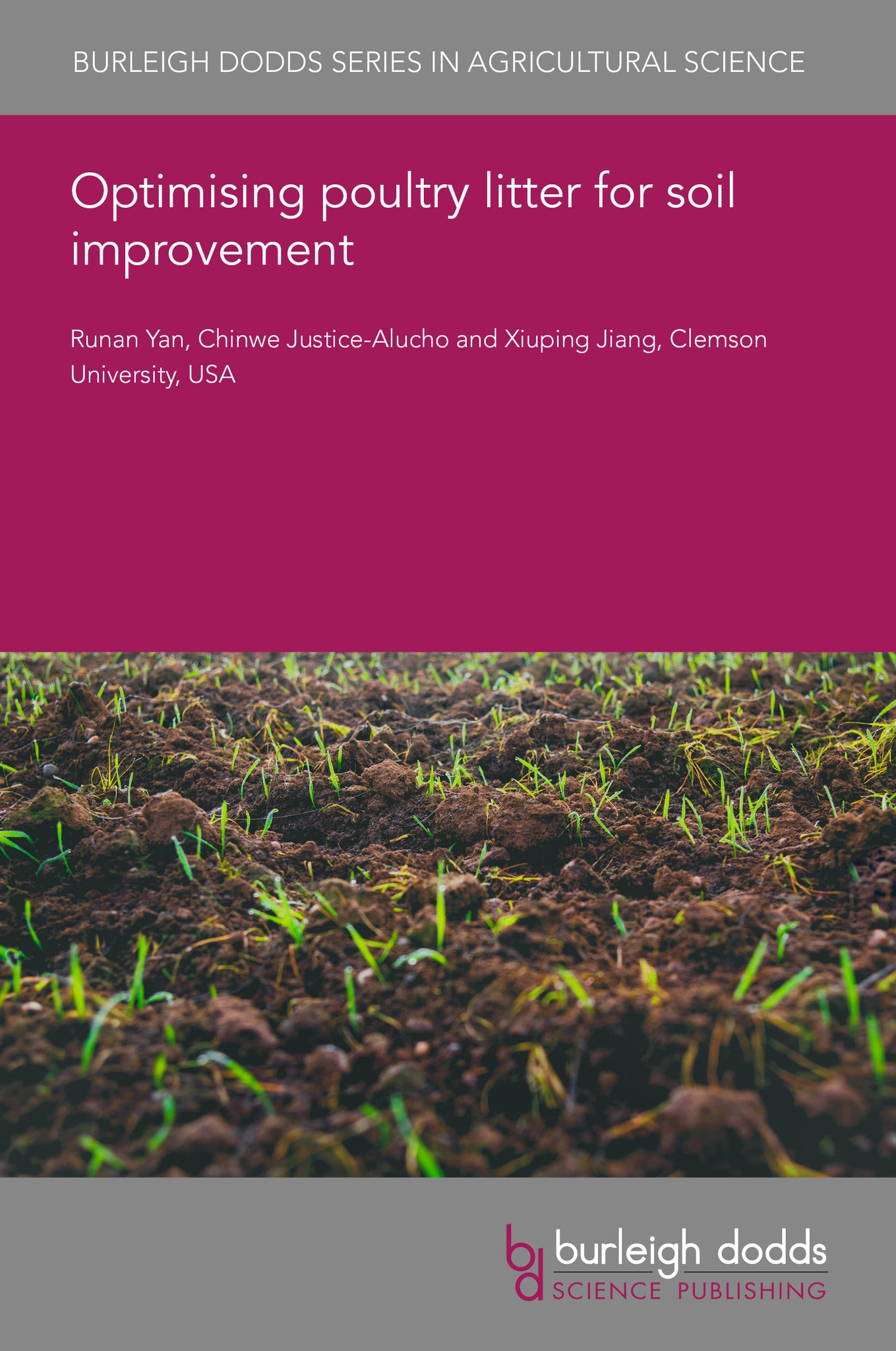 Cover image for Optimising poultry litter for soil improvement ISBN 9781835458204