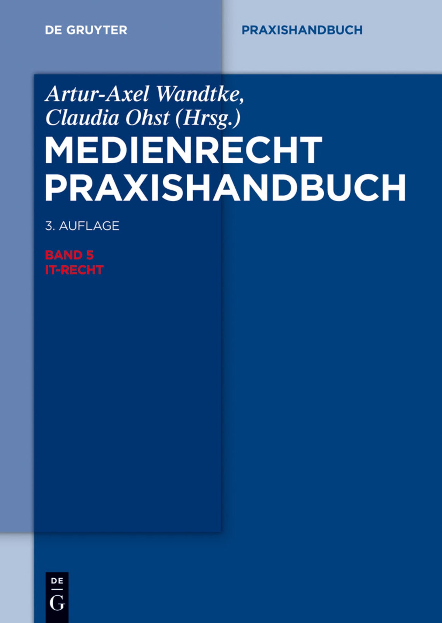 Cover image for IT-Recht ISBN 9783110313994